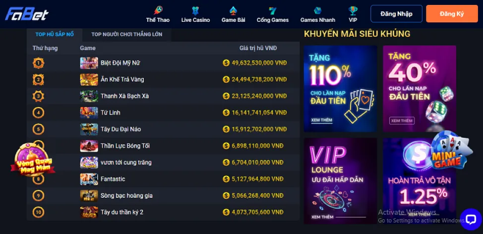 Ưu đãi VIP độc quyền